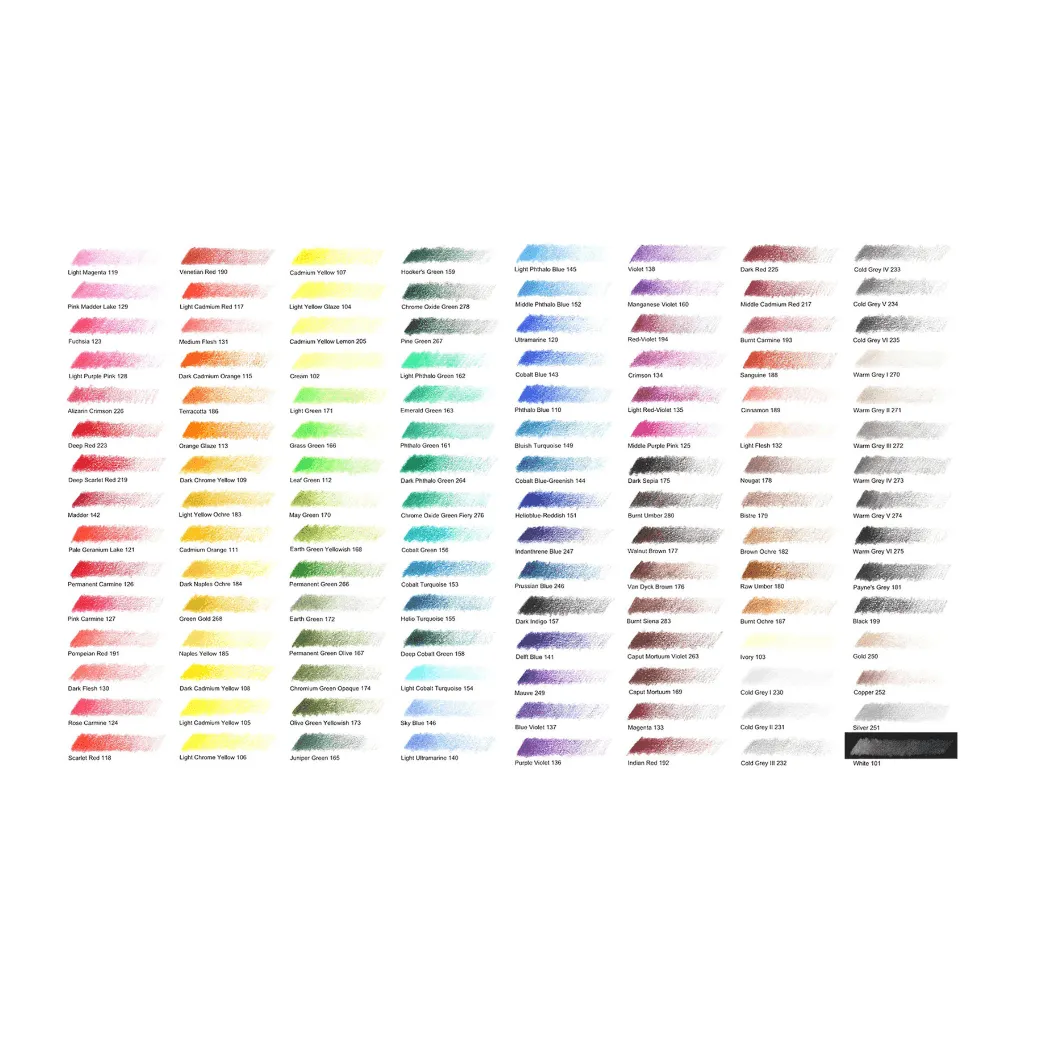 120 Faber-Castell Polychromos Artist Colour Pencils Tin Set
