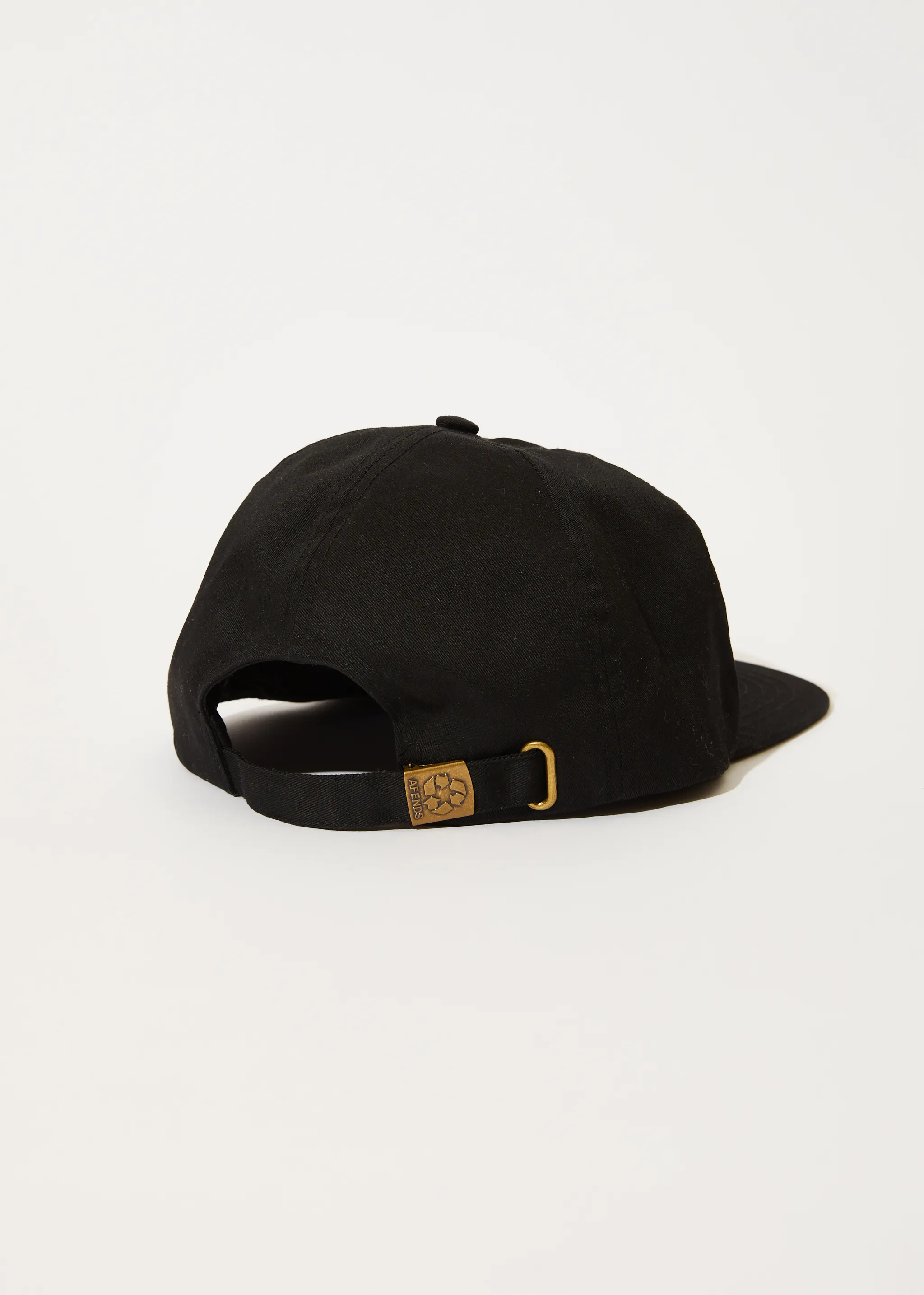 AFENDS Unisex Outline - 5 Panel Cap - Black