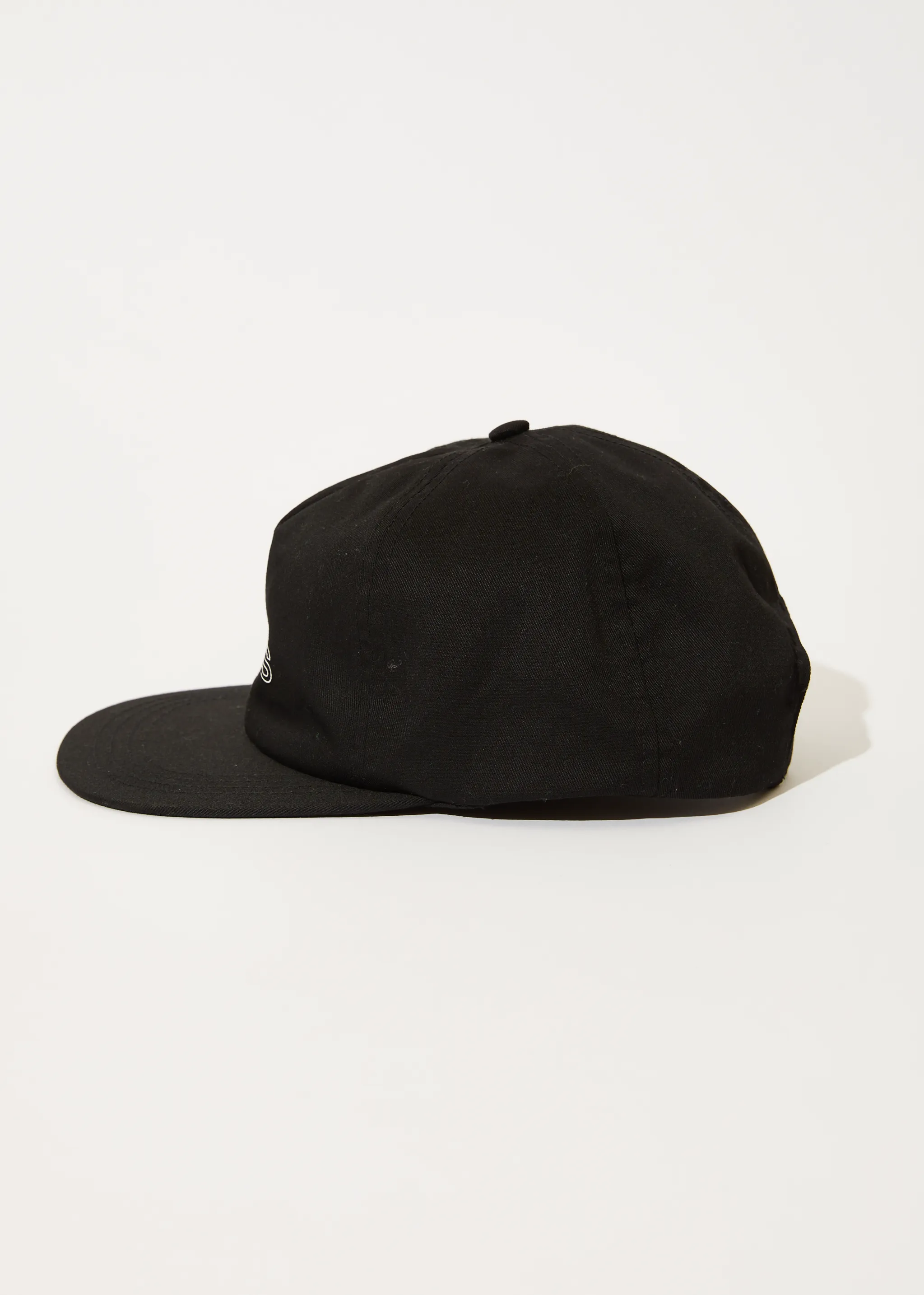 AFENDS Unisex Outline - 5 Panel Cap - Black