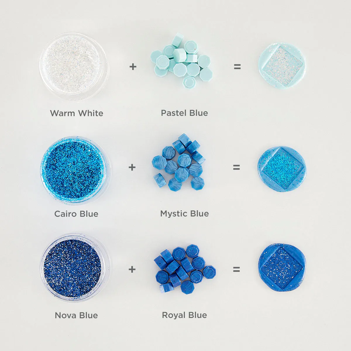 Art Glitter Cairo Blue Glitter 1/2 Oz.