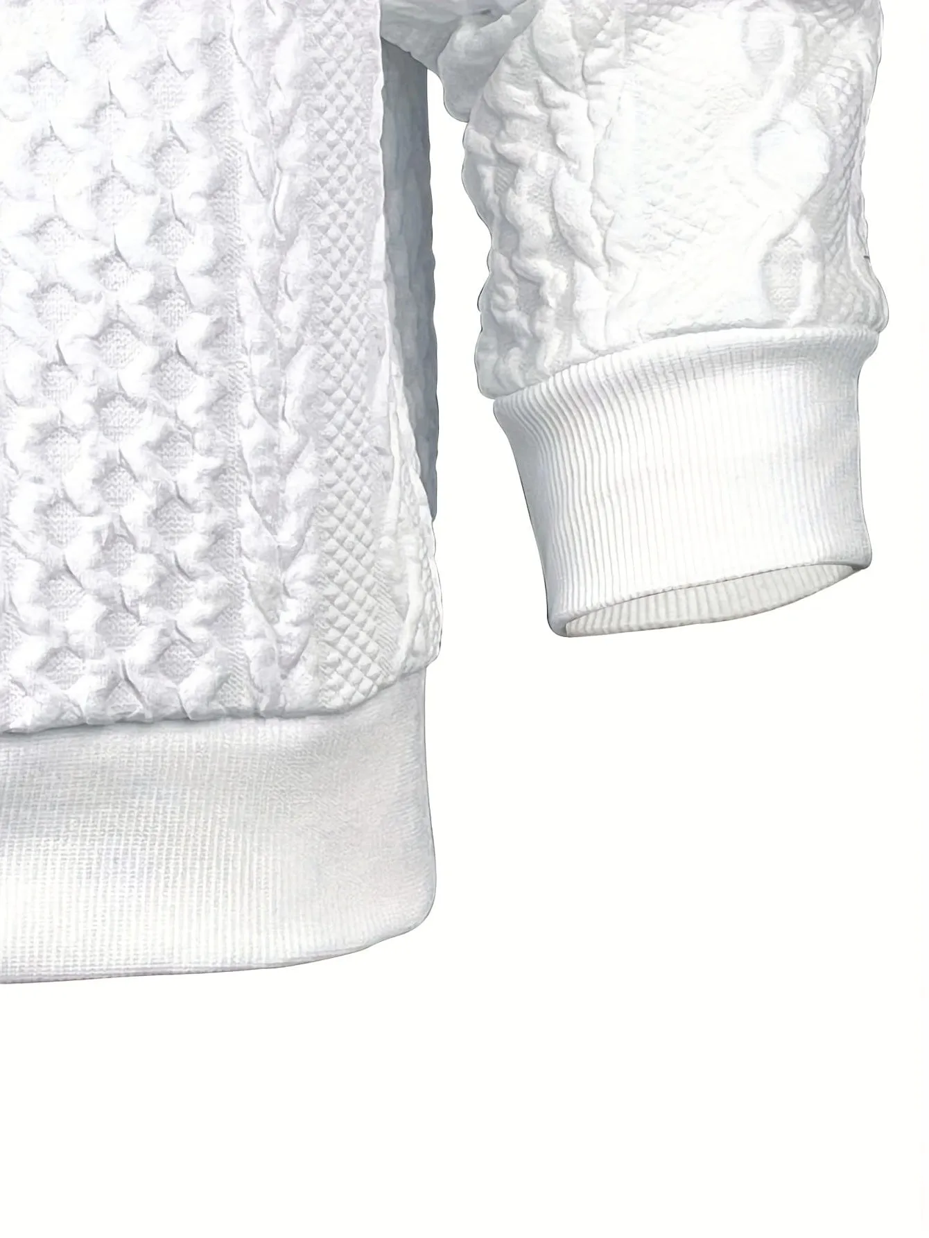 Autumn White Knit Jacket
