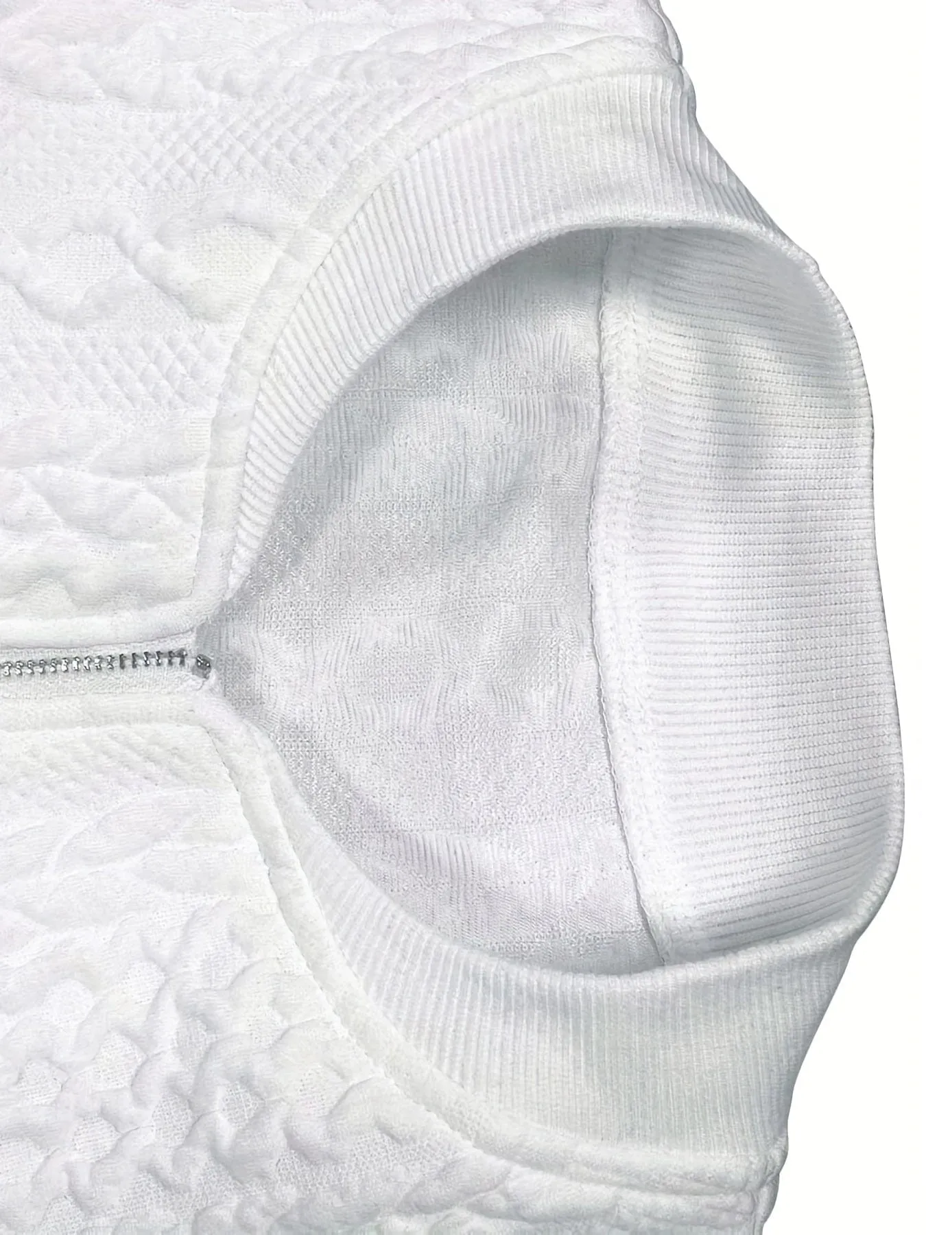 Autumn White Knit Jacket