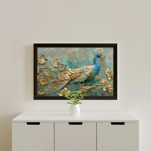 Azure Grace Wall Painting