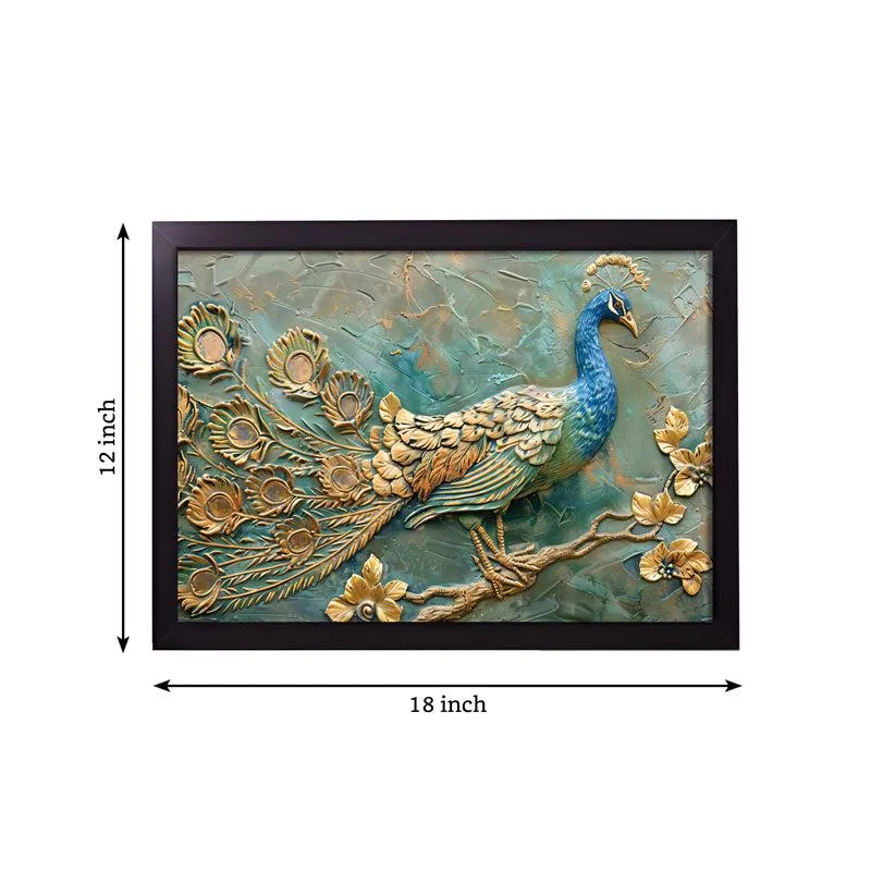 Azure Grace Wall Painting