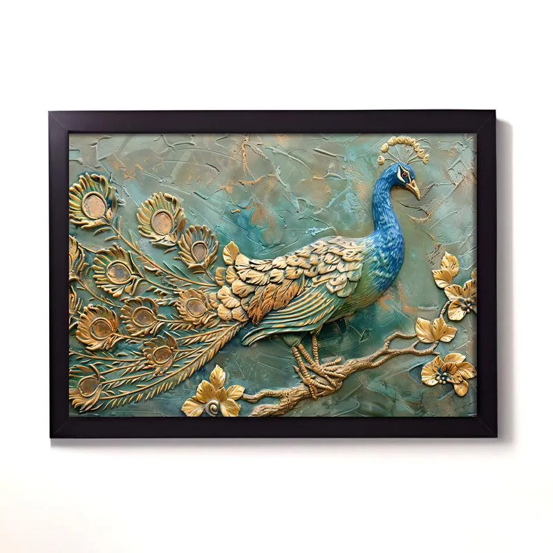 Azure Grace Wall Painting