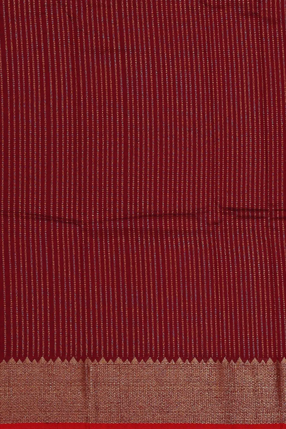 Banarasi Jute Maroon Saree