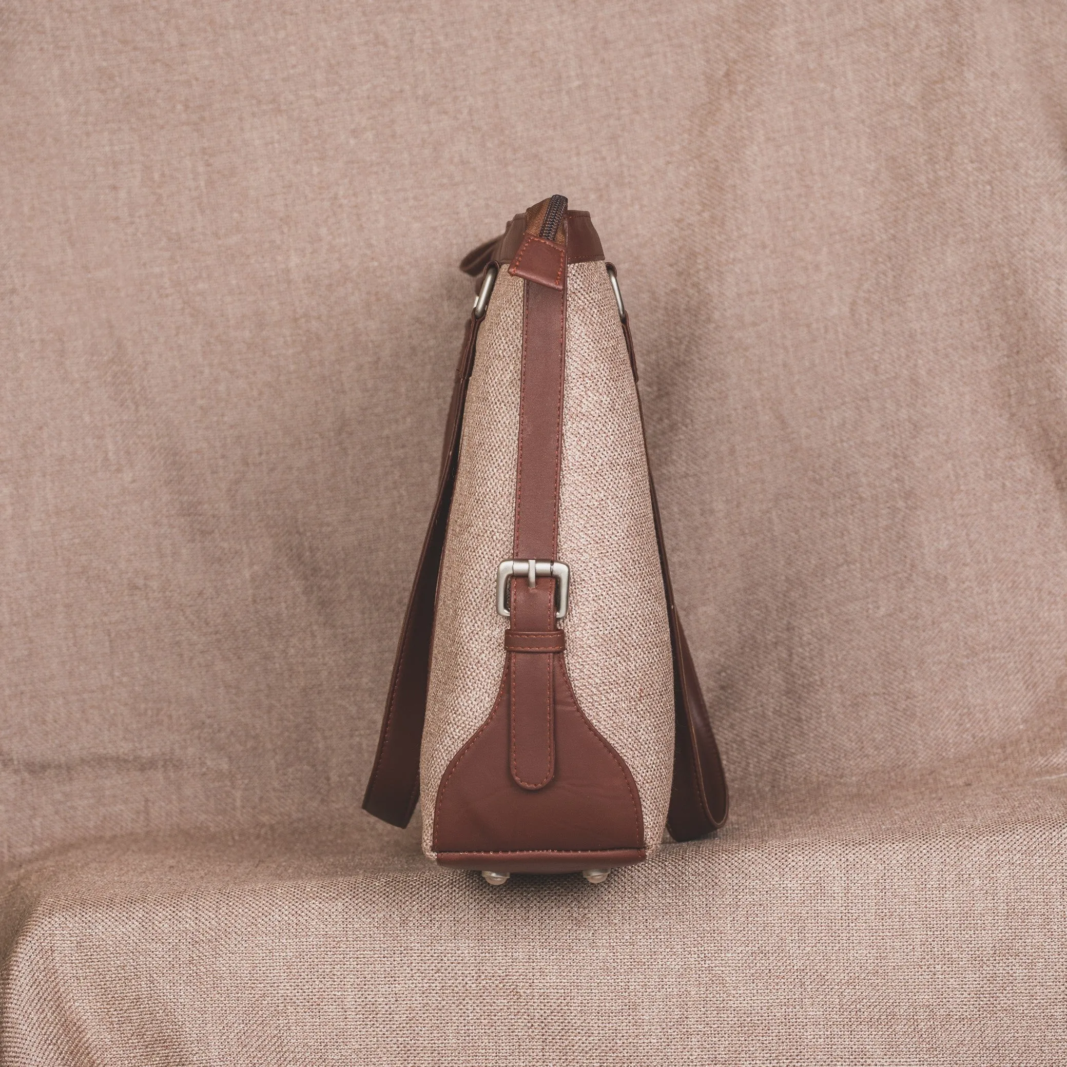 Beige Women's Office Bag