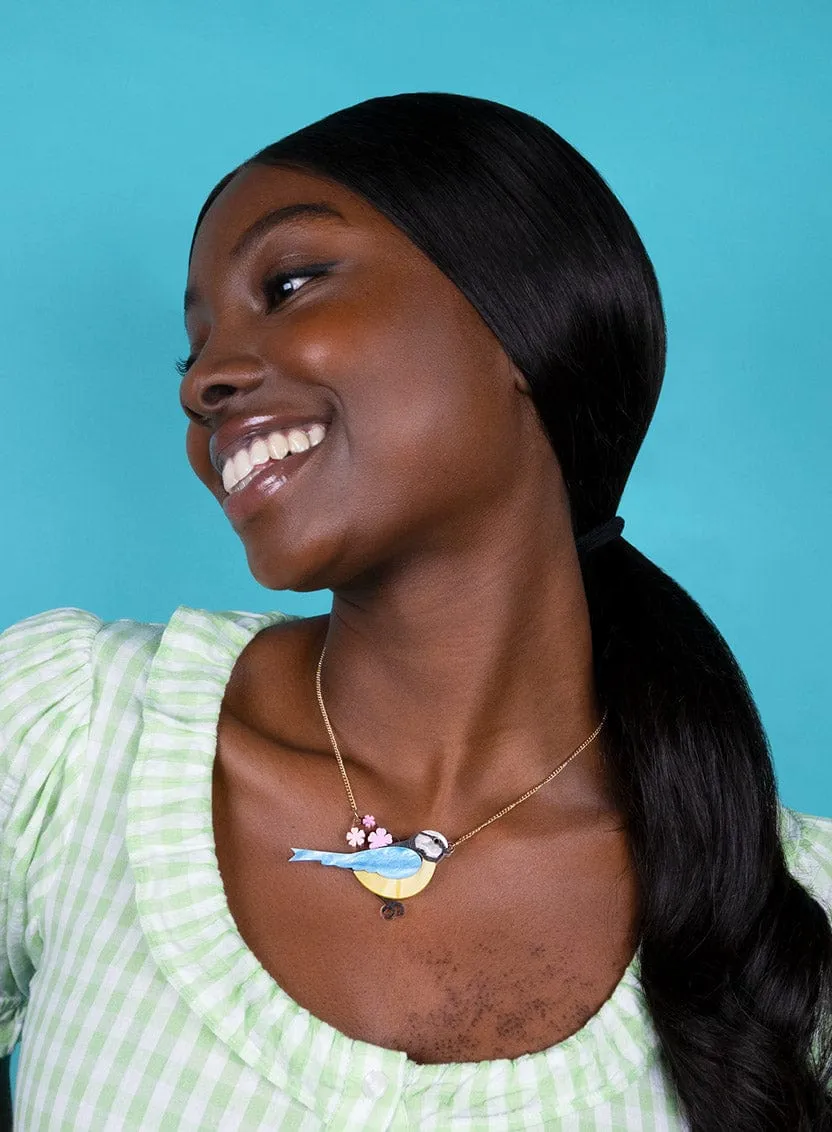 Blue Tit Necklace
