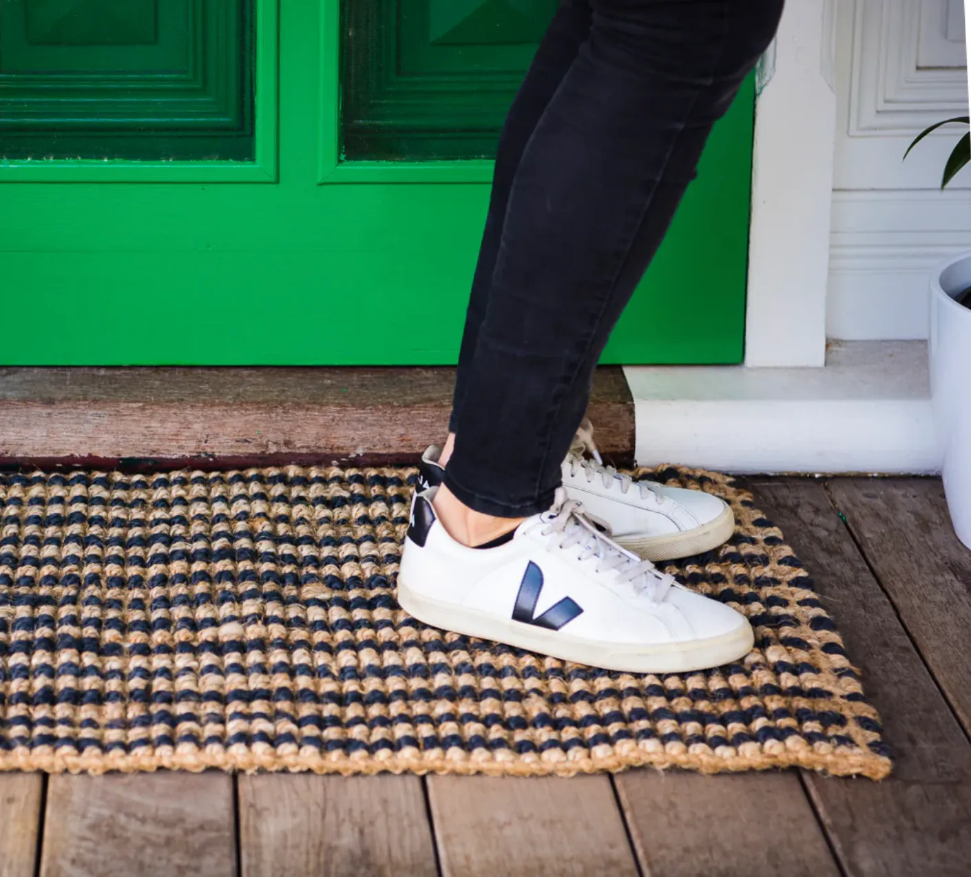 Caravan Jute Striped Doormat