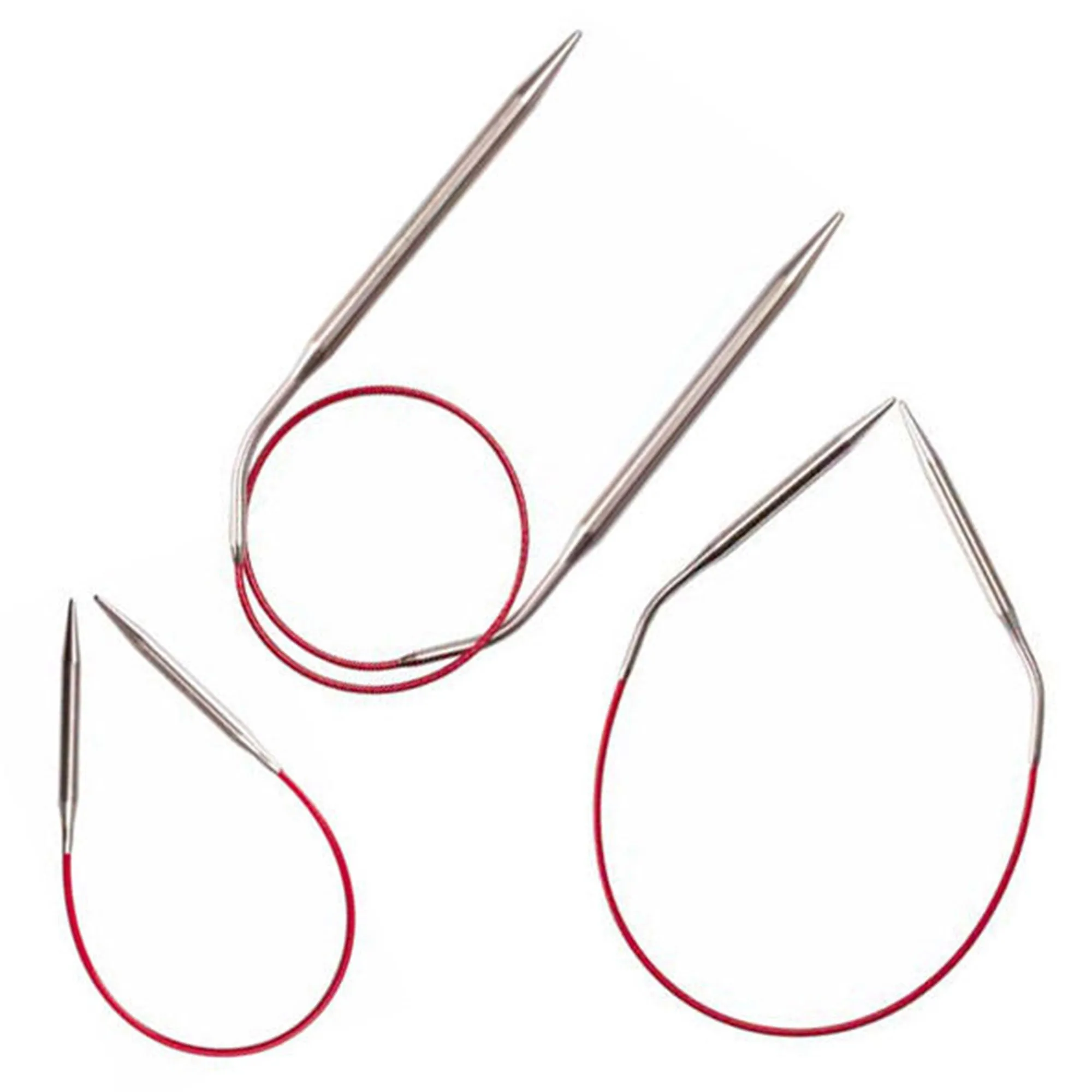 ChiaoGoo Knit RED Circular Needles - US 10.5 (6.50mm) - 32"