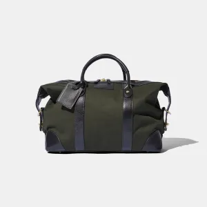 Classic Small Weekend Bag - Green Canvas by Baron