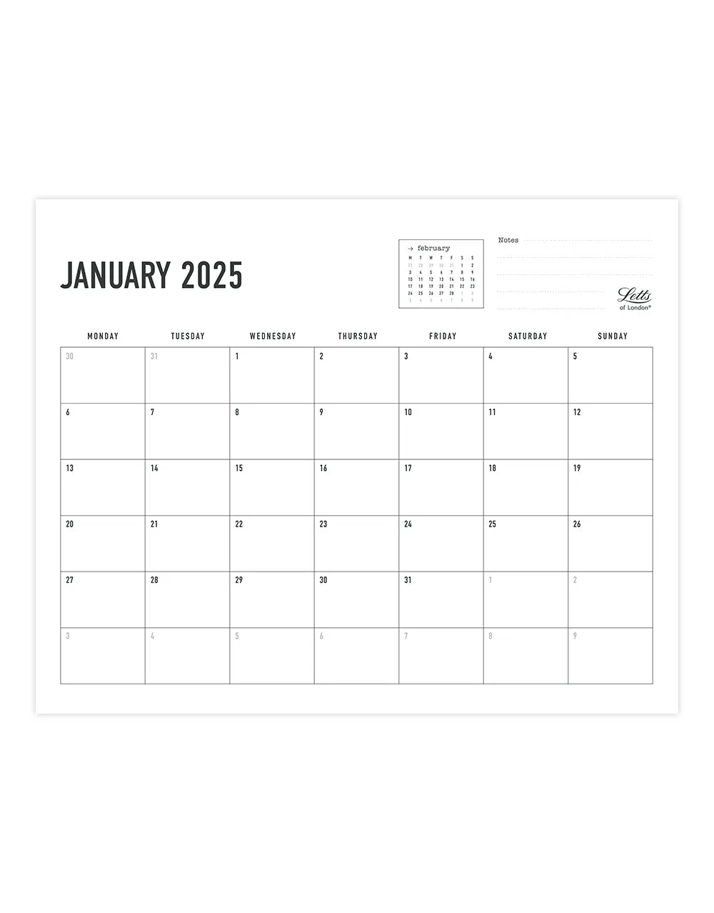 Conscious 2025 Wall Calendar Sage