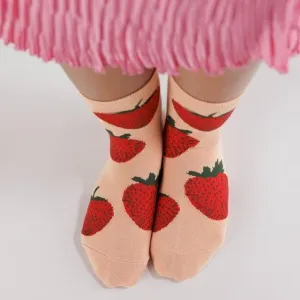 Crew Sock - Strawberry