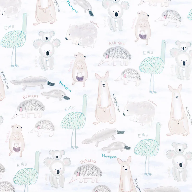Cuddle® Prints - Outback Simply Taupe Digitally Printed Minky Yardage