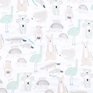 Cuddle® Prints - Outback Simply Taupe Digitally Printed Minky Yardage