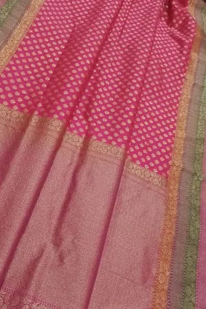 Elegant Pink Banarasi Silk Saree: A Timeless Classic