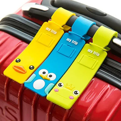 Green Frog 3D Silicone Luggage Tag