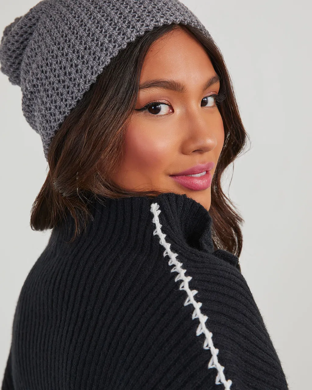 Harris Zip Up Mock Neck Sweater