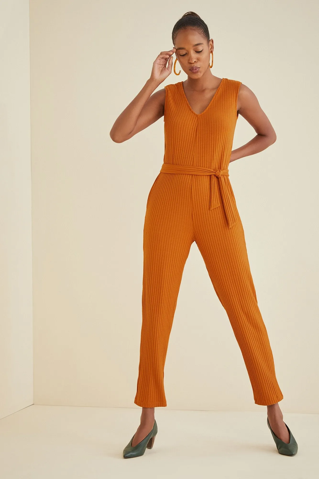 Inez Ribbed Jumpsuit