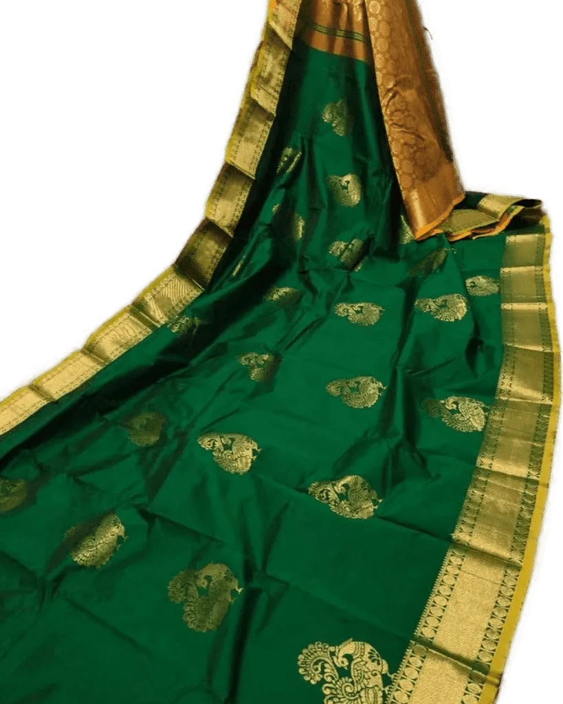 Kanchipuram Semi Silk Saree – Timeless Elegance for Every Occasion