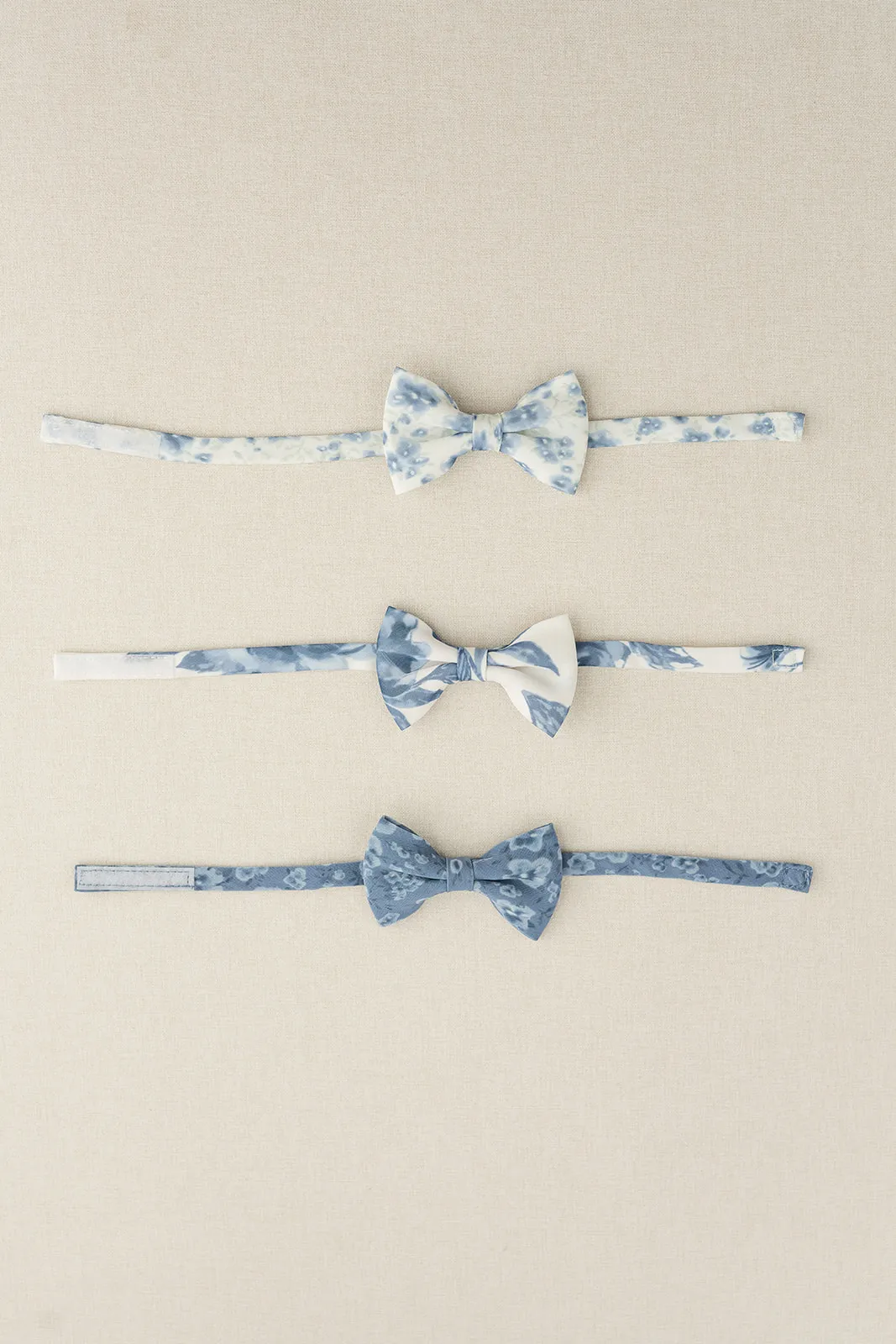 Kids Chiffon Floral Print Bowtie | Made To Order