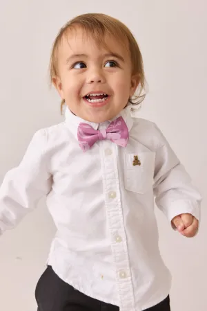 Kids Chiffon Floral Print Bowtie | Made To Order
