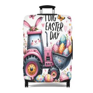 Luggage Cover, Easter, Bobcat, I dig Easter, awd-1073