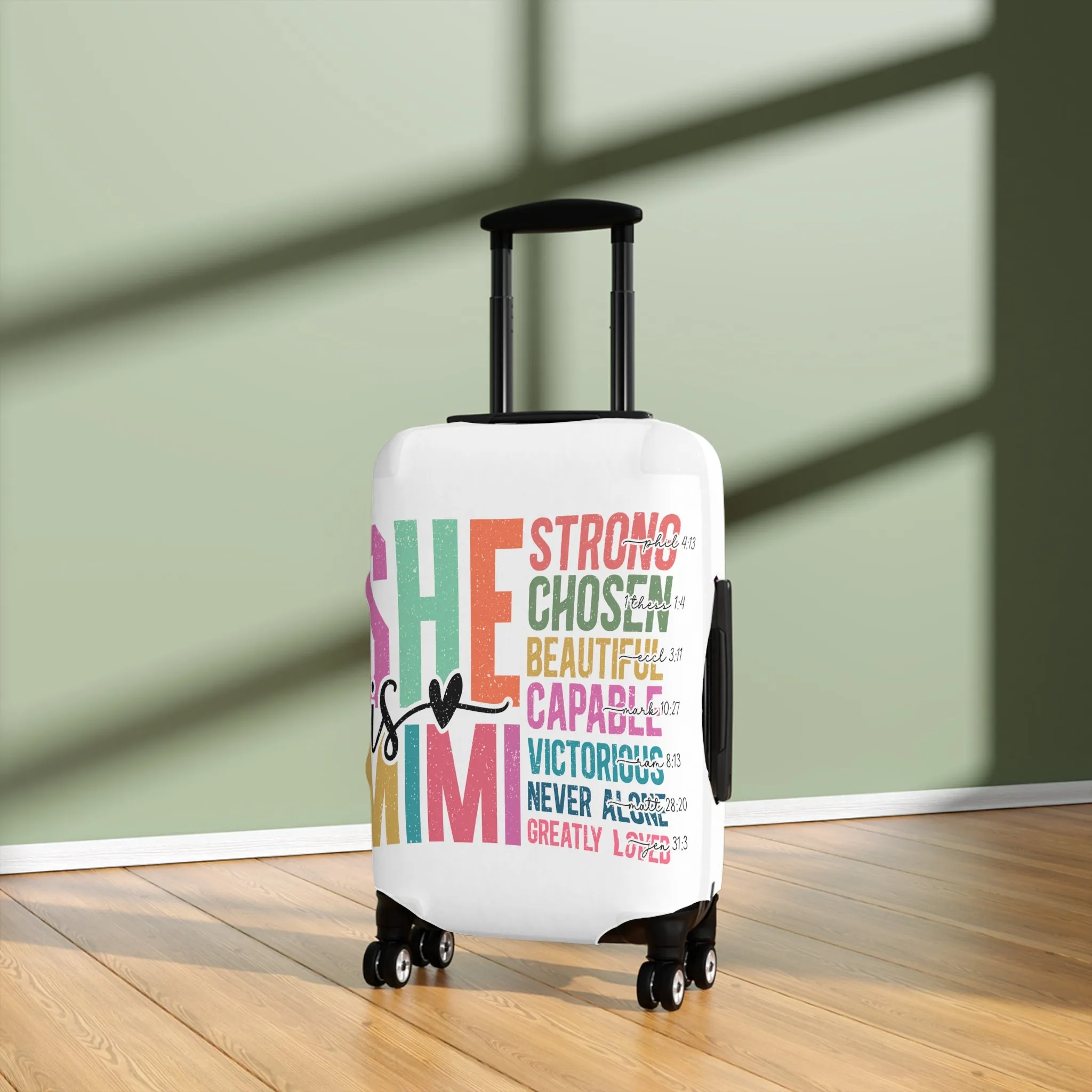 Luggage Cover, She is MiMi, awd-5022