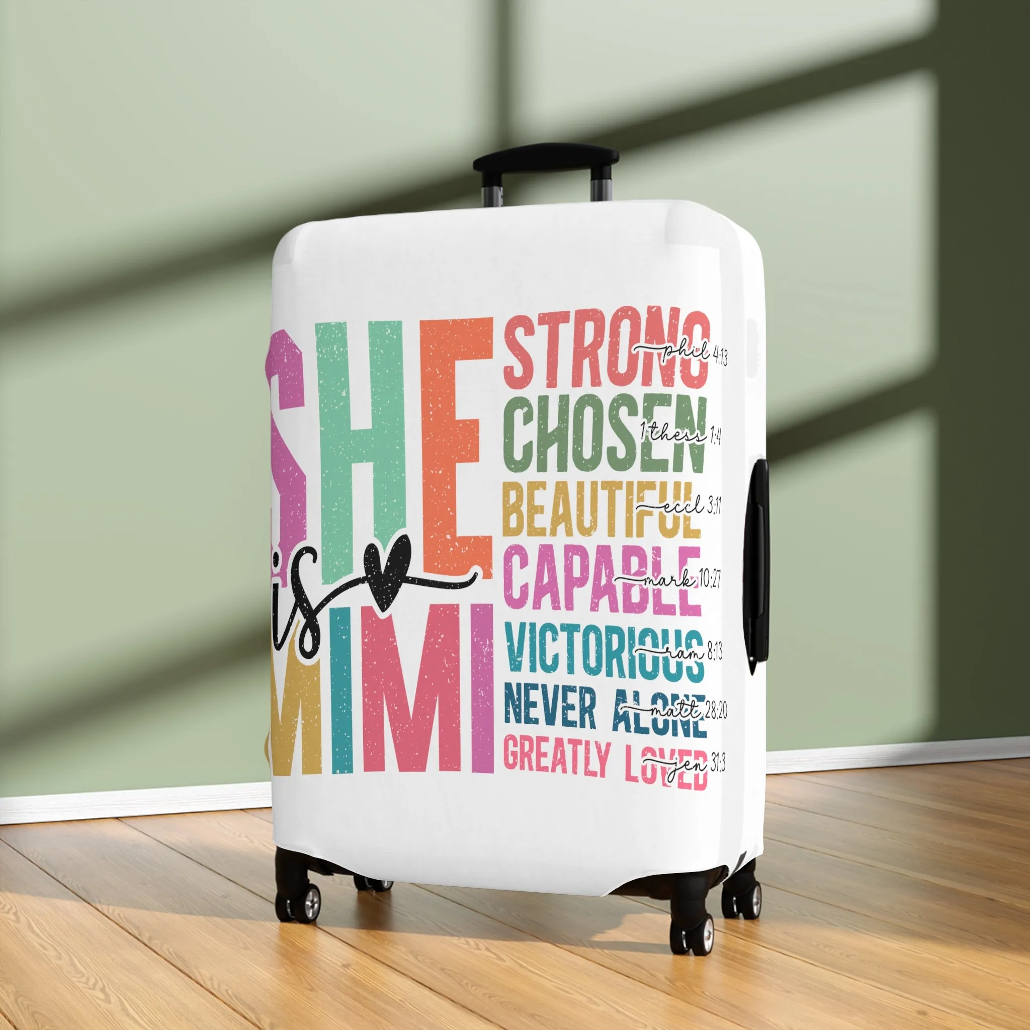 Luggage Cover, She is MiMi, awd-5022