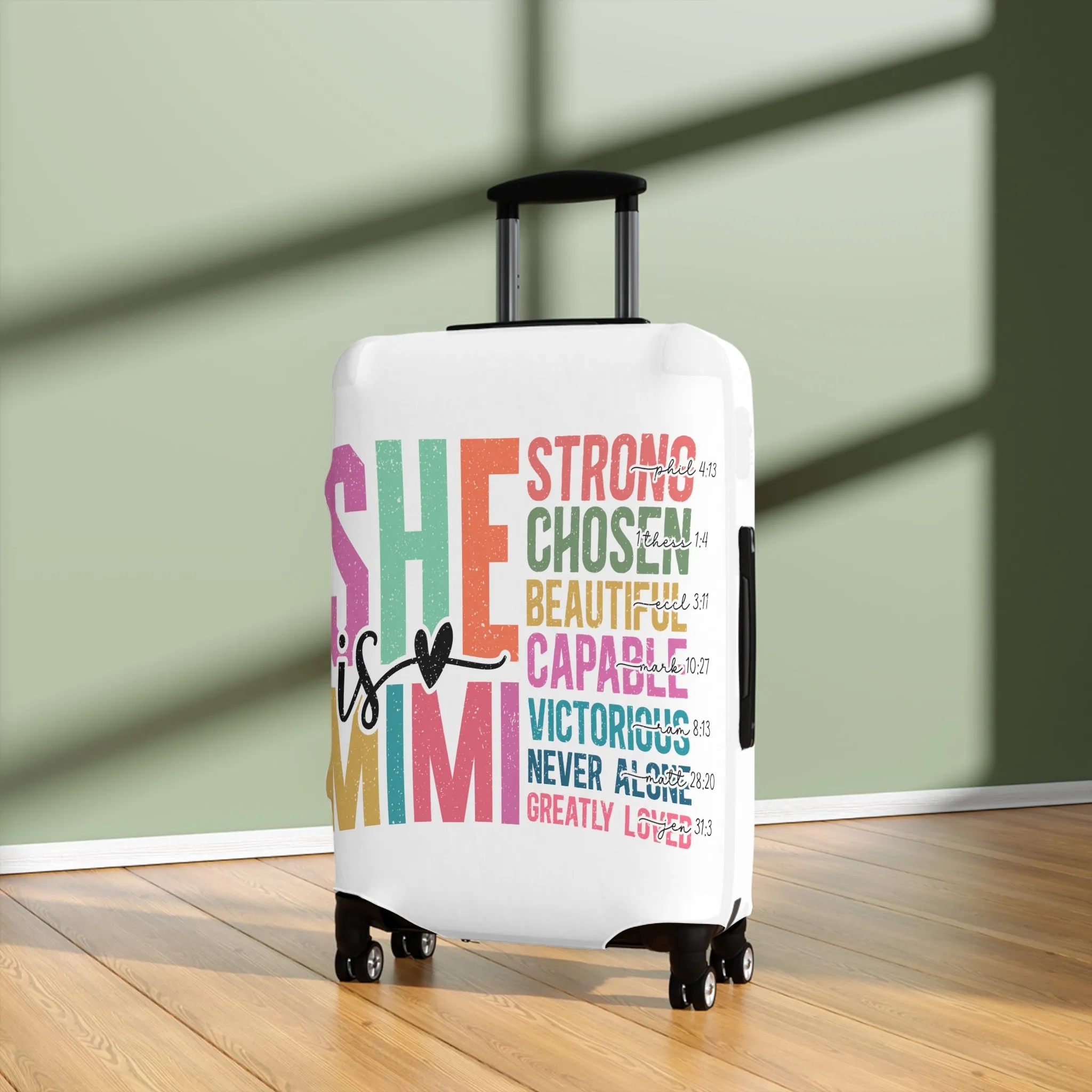 Luggage Cover, She is MiMi, awd-5022