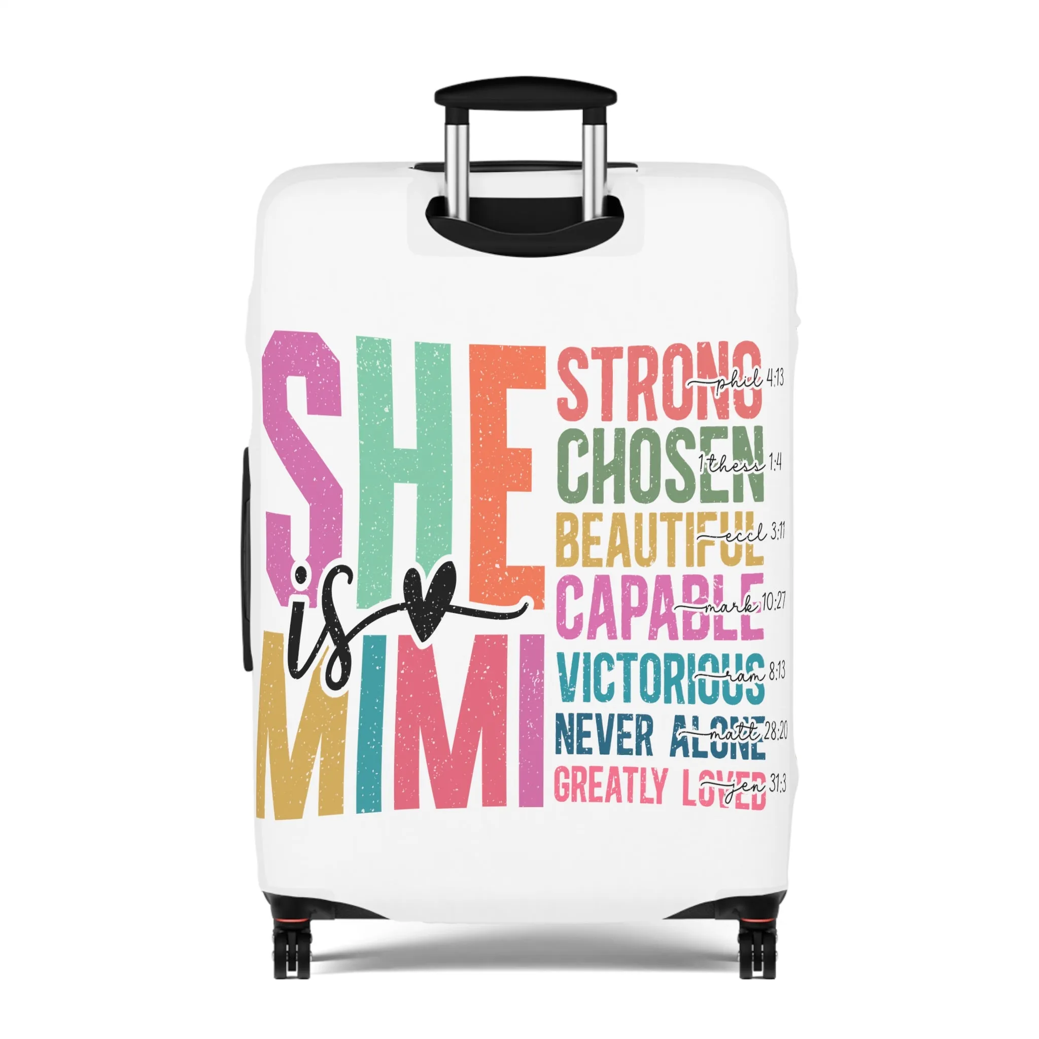Luggage Cover, She is MiMi, awd-5022
