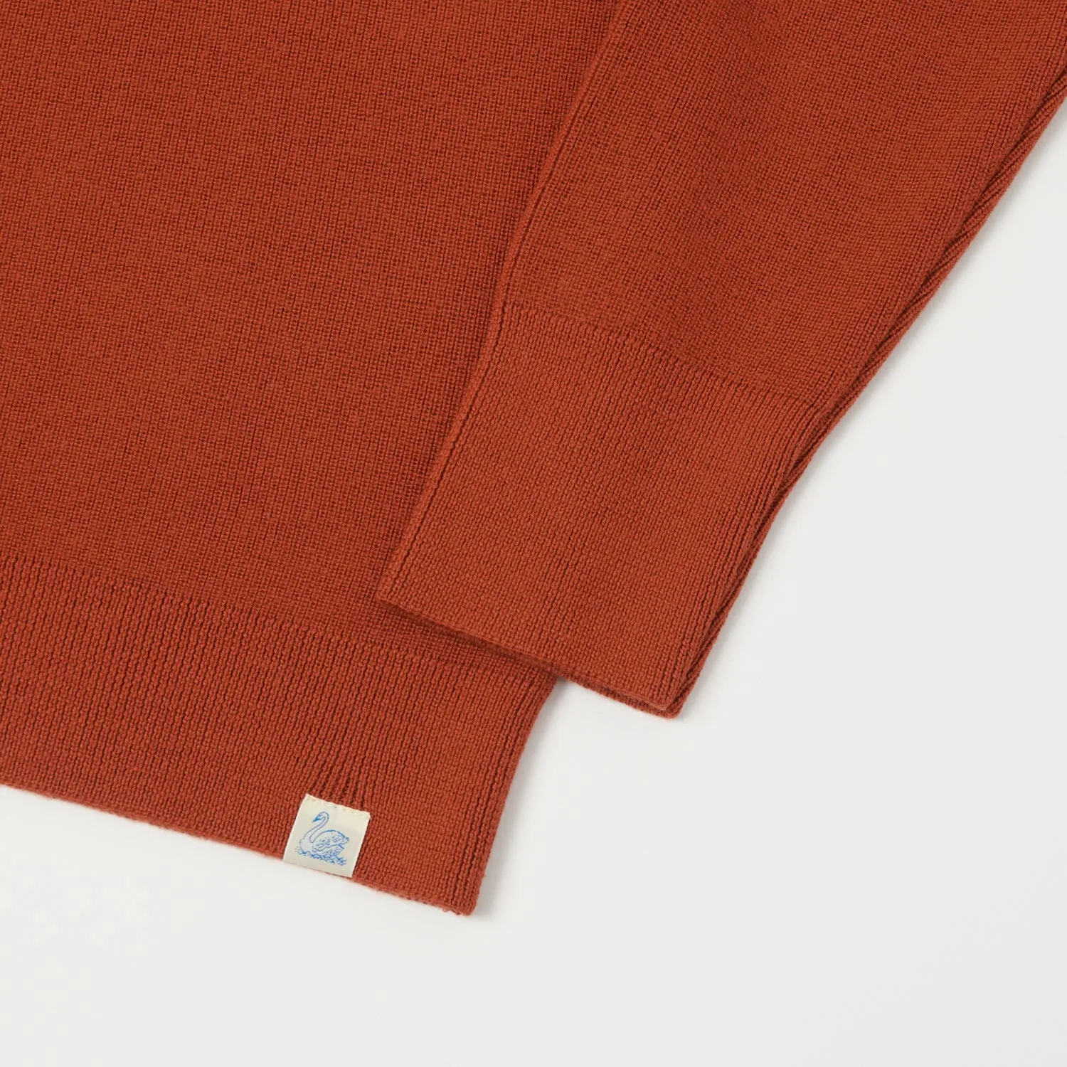 Merz b. Schwanen MWZP04 Zip Front Knit Pullover - Clay