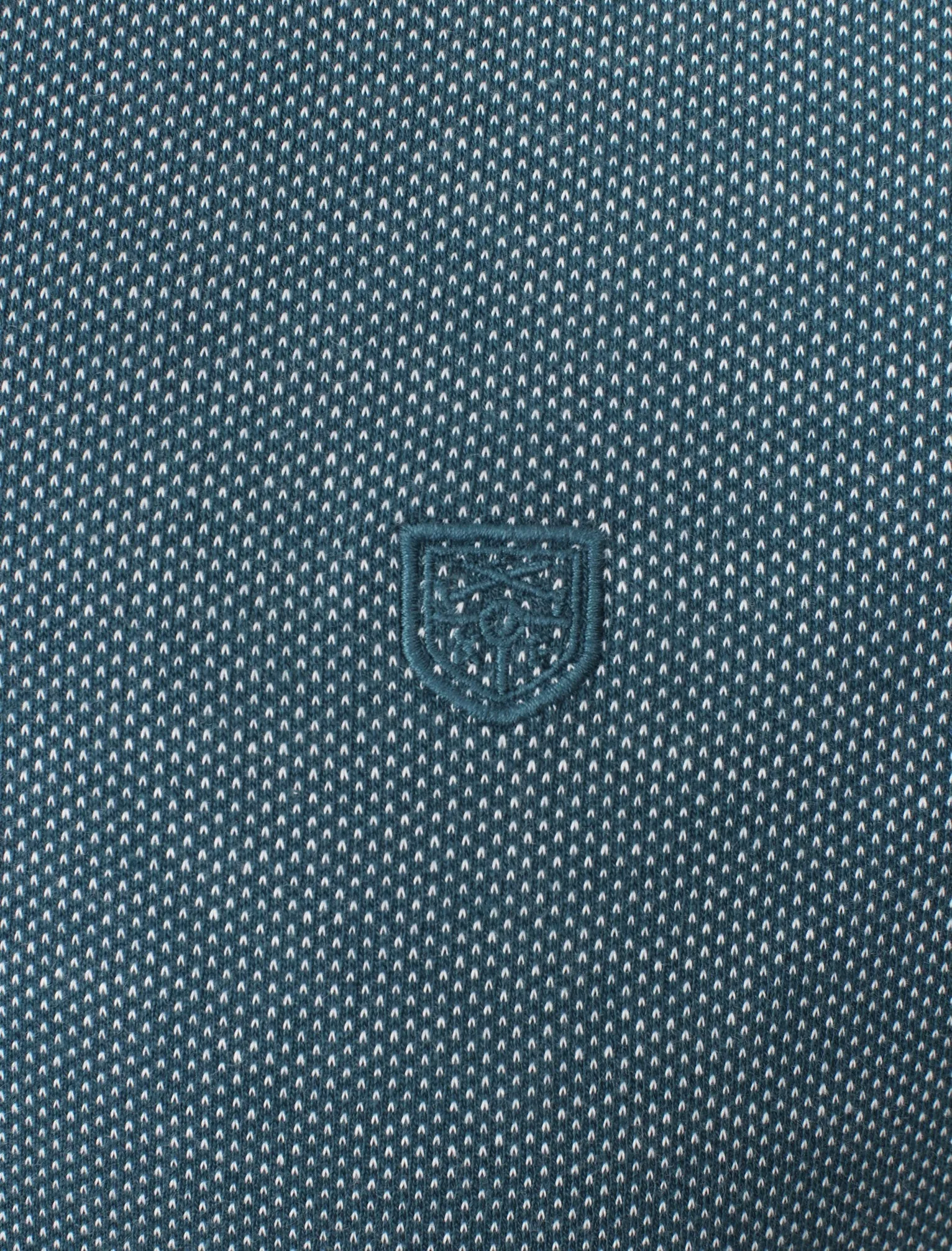 Murphy Jacquard Cotton Jersey T-Shirt In Ensign Blue - Kensington Eastside
