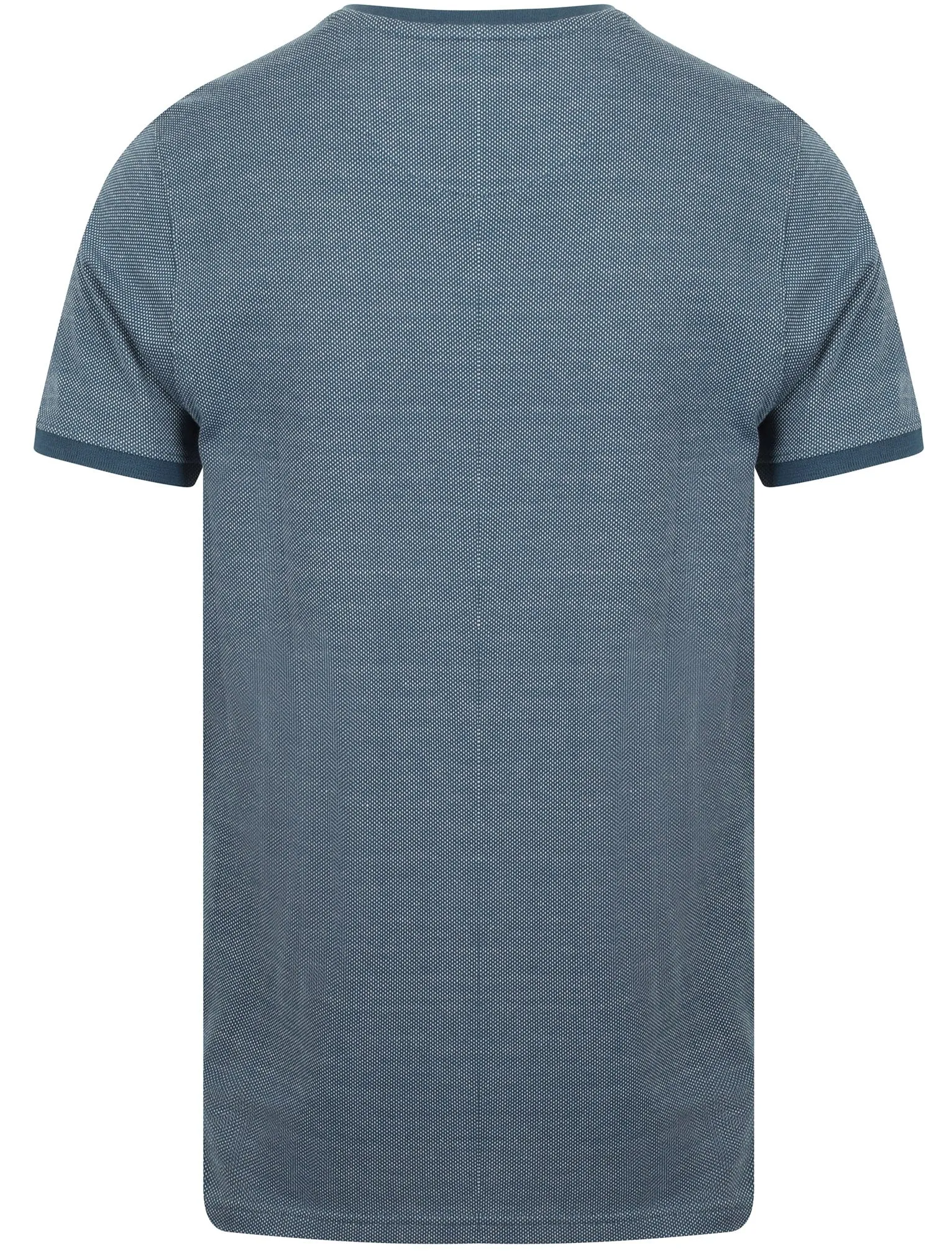 Murphy Jacquard Cotton Jersey T-Shirt In Ensign Blue - Kensington Eastside