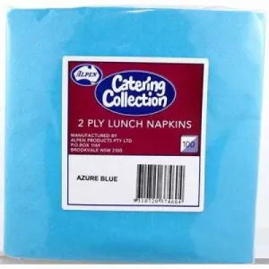 Napkin Azure Blue 2 Ply