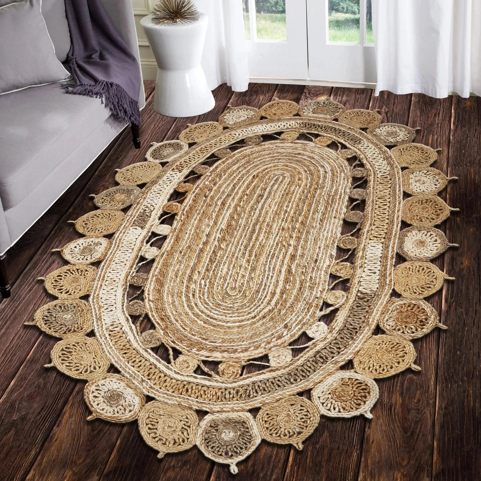 Natural Jute LR12038 Natural Rug