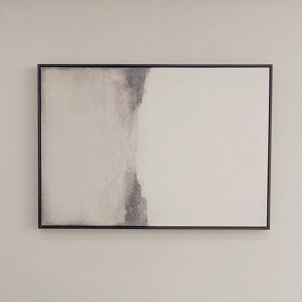Nolita Beige & Black Abstract Canvas Wall Art
