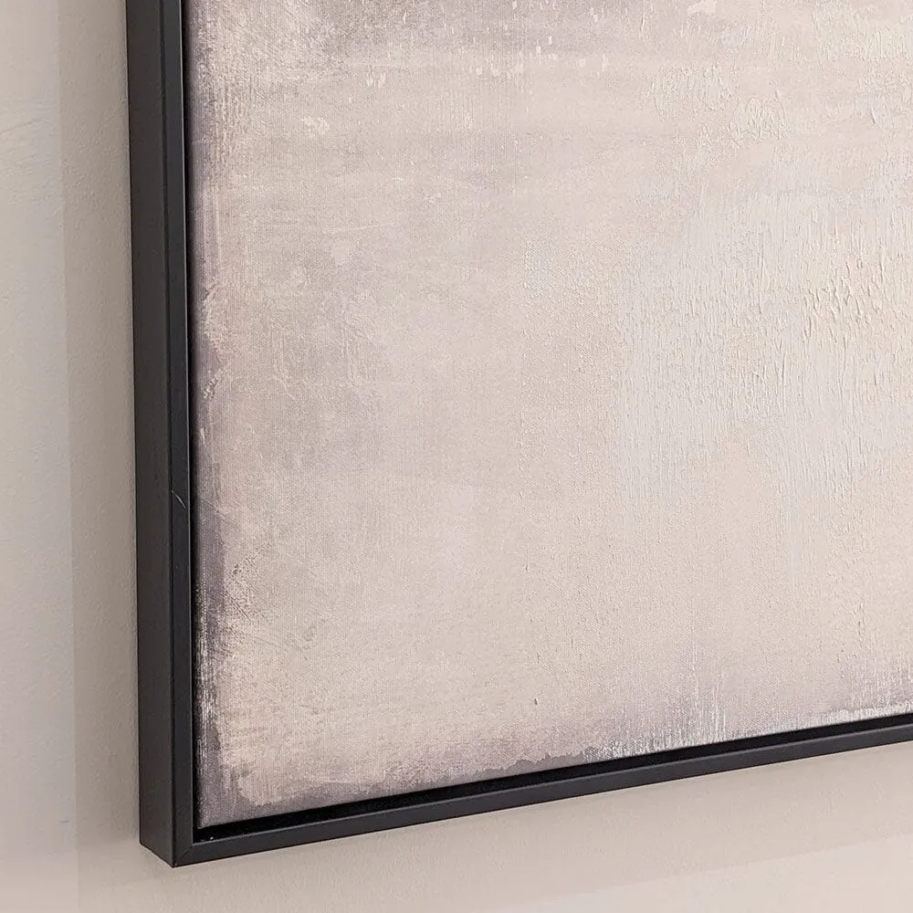 Nolita Beige & Black Abstract Canvas Wall Art