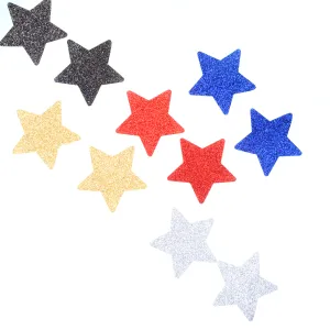 Pasties Glitter Stars Assorted colors 5 pair pack Nipple Covers