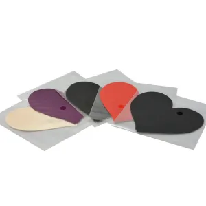 Pasties Hearts Assorted Color Nipple Covers 5 Pair
