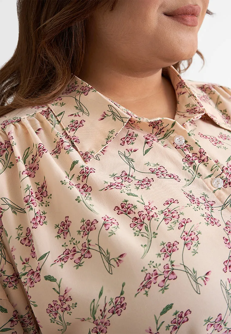 Percy Printed Basic Button Shirt
