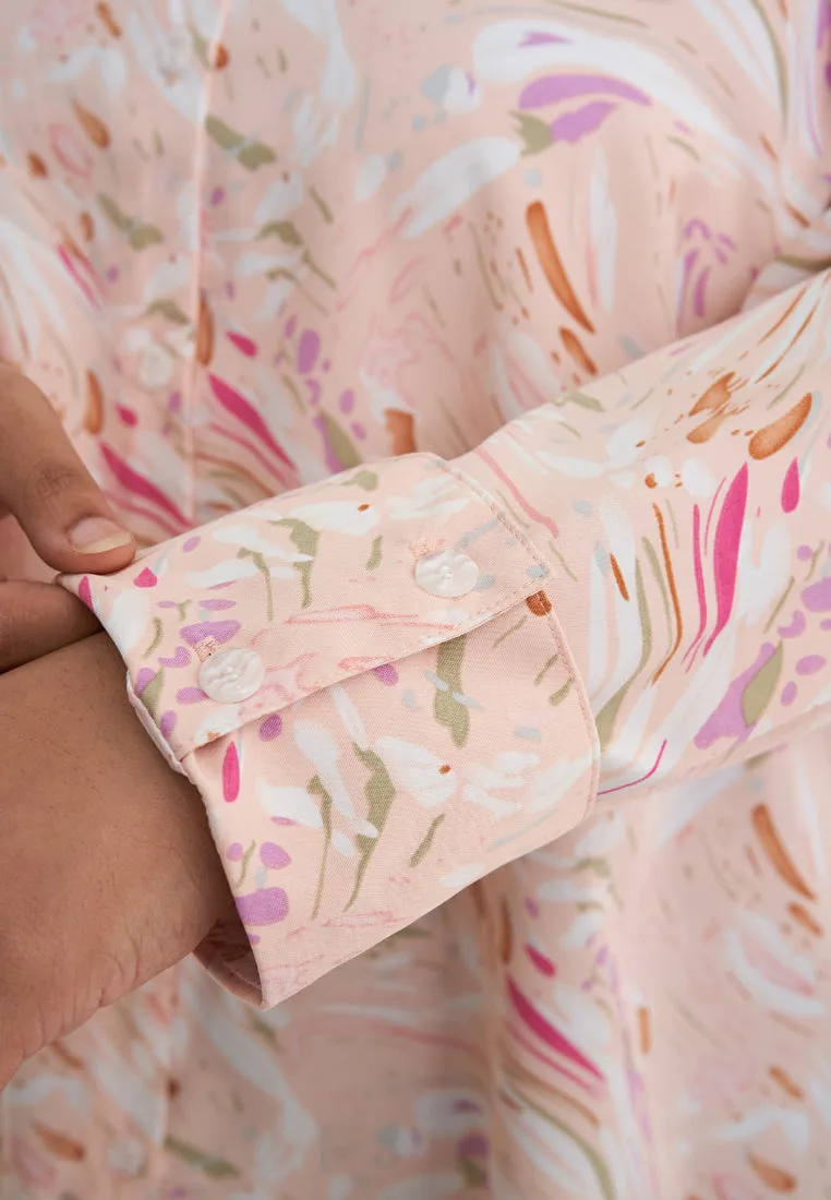 Percy Printed Basic Button Shirt