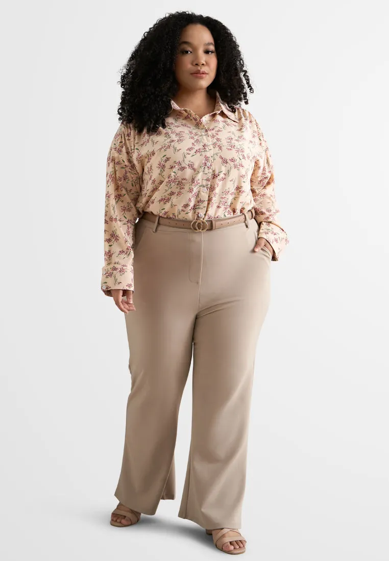 Percy Printed Basic Button Shirt