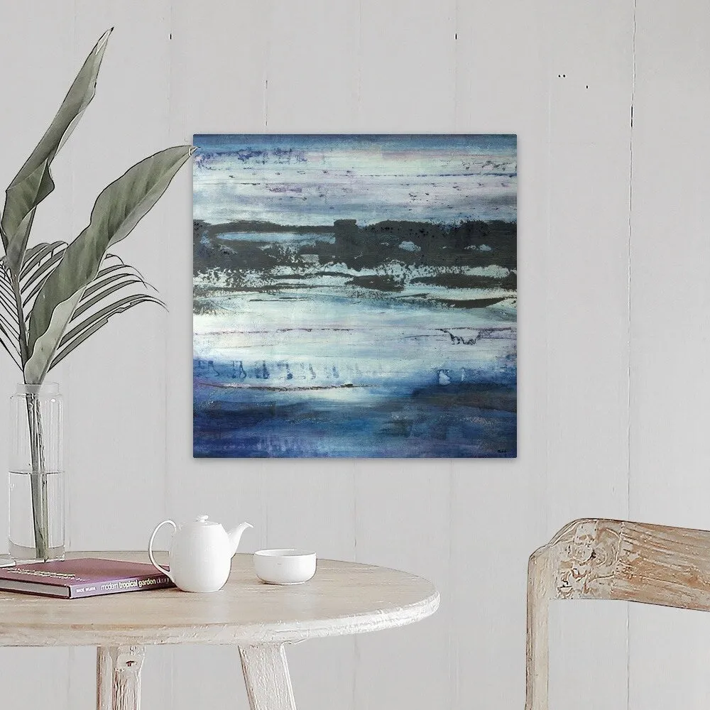 "Azure Pathway" Canvas Wall Art
