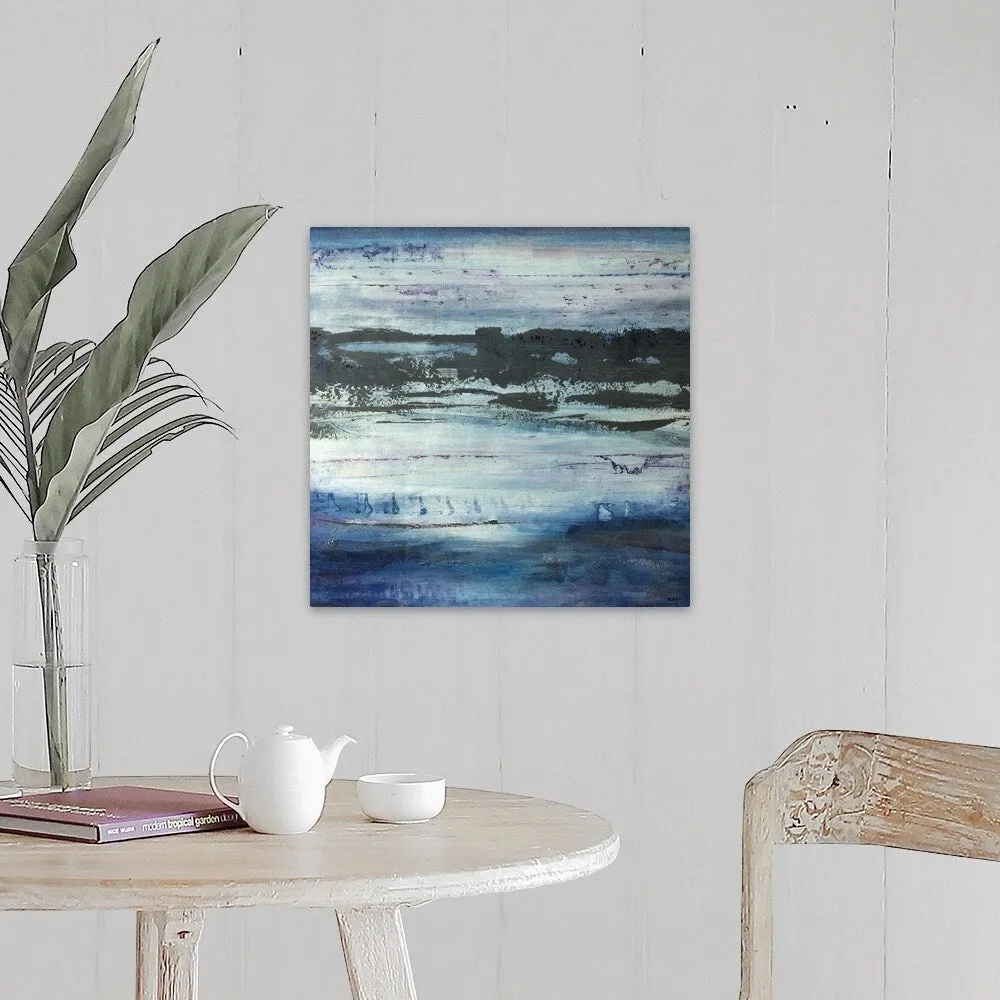 "Azure Pathway" Canvas Wall Art