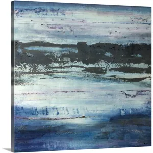 "Azure Pathway" Canvas Wall Art