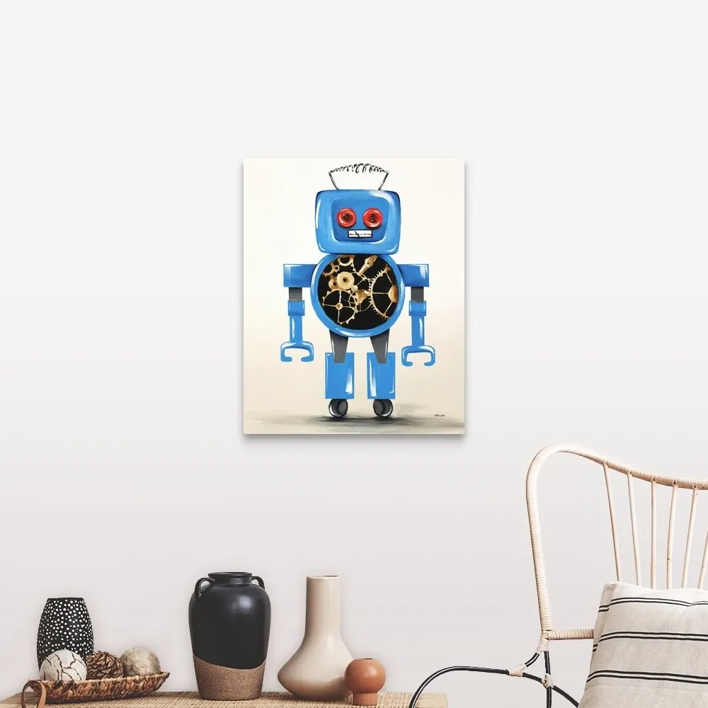 "Bionic Buddy II" Canvas Wall Art