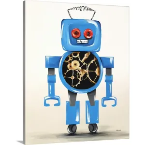 "Bionic Buddy II" Canvas Wall Art