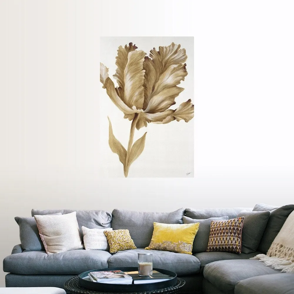 "Delicate Gold I" Poster Print