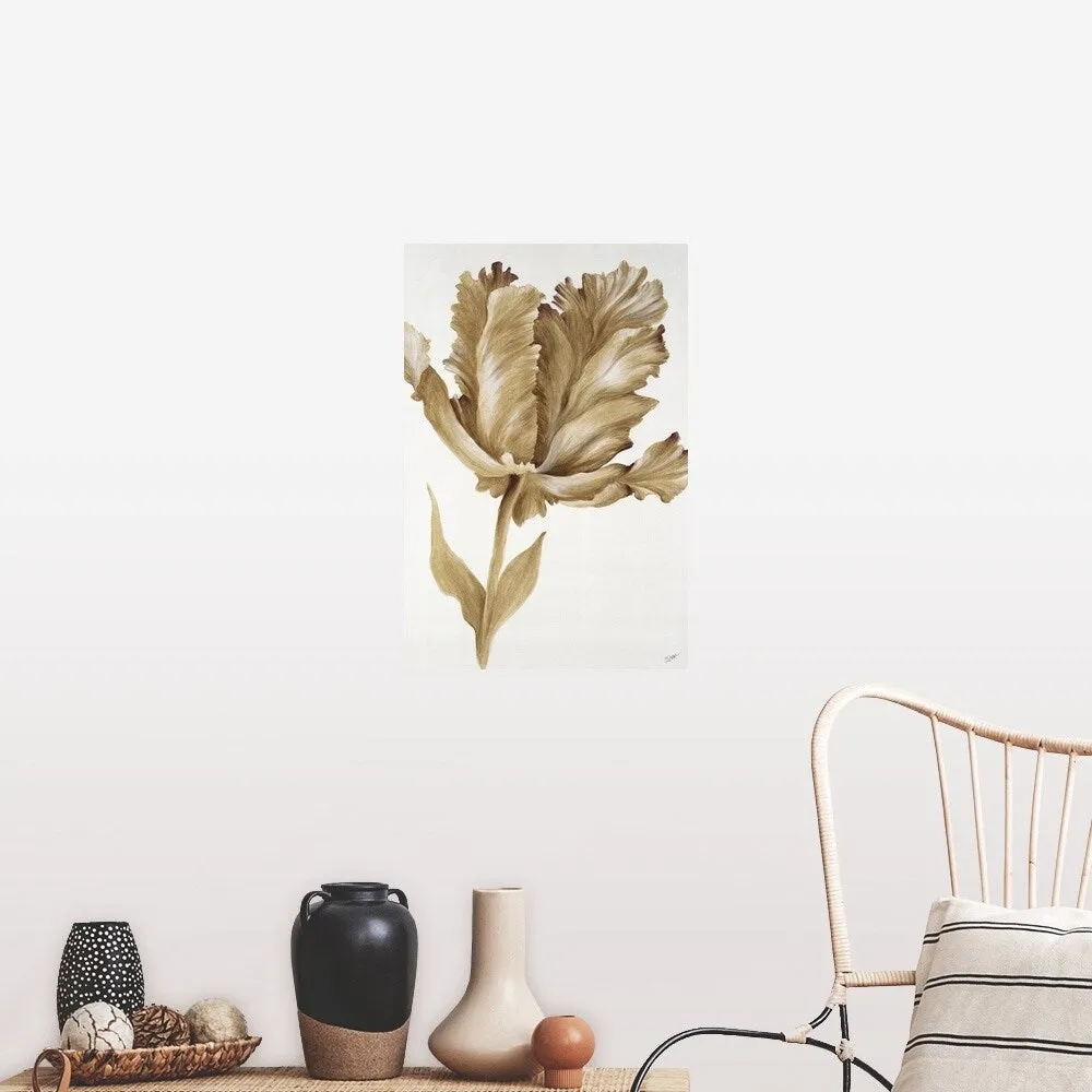 "Delicate Gold I" Poster Print
